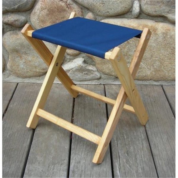 Blue Ridge Chair Works Blue Ridge Chair Works FSCH04WN Folding Stool - Navy FSCH04WN